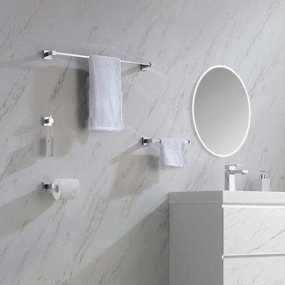Quadra 5-Piece Bathroom Hardware Set - C-CBA15-5