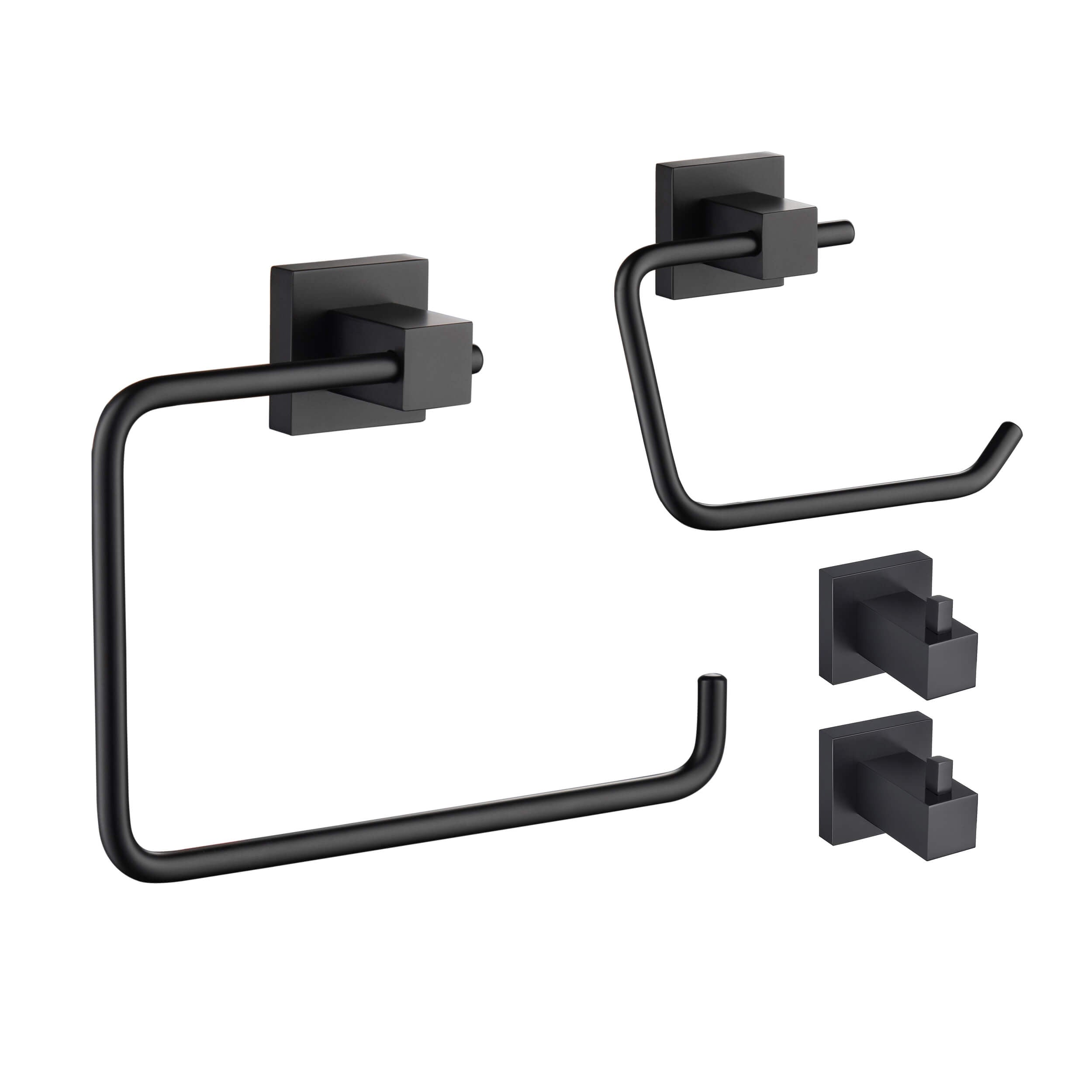 Quadra 4-Piece Bathroom Hardware Set - C-CBA15-4-2
