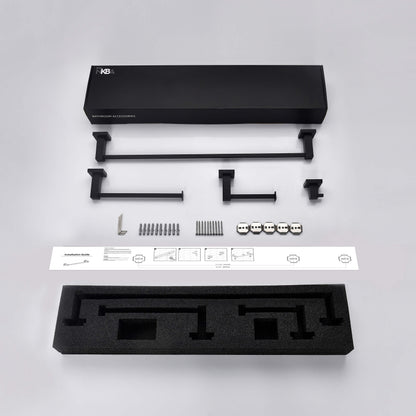 Quadra 4-Piece Bathroom Hardware Set - C-CBA15-4