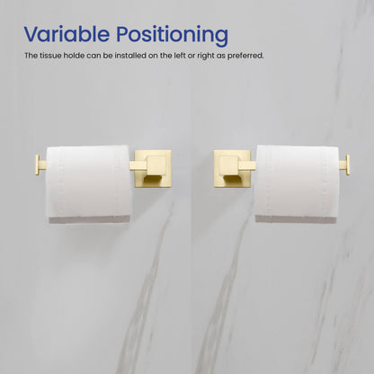 Quadra 5-Piece Bathroom Hardware Set - C-CBA15-5-3