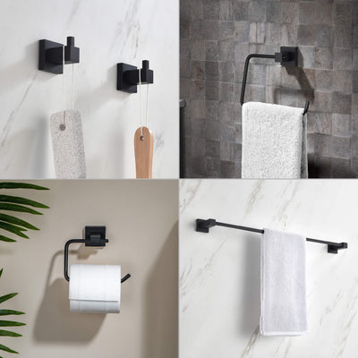 Quadra 5-Piece Bathroom Hardware Set - C-CBA15-5-2