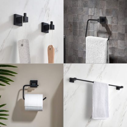 Quadra 5-Piece Bathroom Hardware Set - C-CBA15-5-2