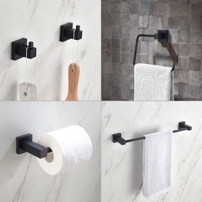 Quadra 5-Piece Bathroom Hardware Set - C-CBA15-5-3