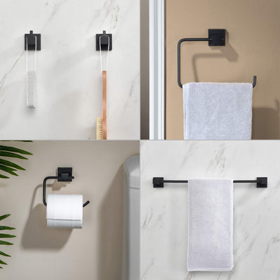 Quadra 5-Piece Bathroom Hardware Set - C-CBA15-5-4