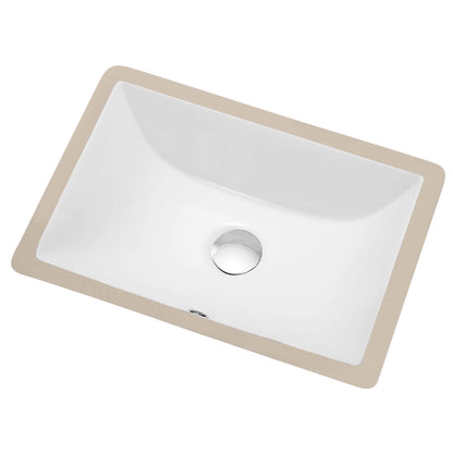 Undercounter Basin – White 18″ X 13″ Rectangular – C09 1813W
