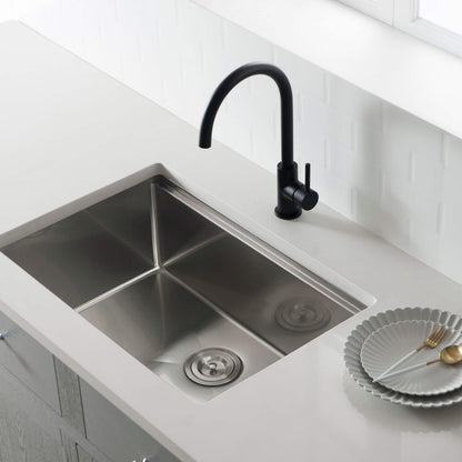 28" Undermount Single Bowl Stainless Steel Workstation Sink - C1-28ST