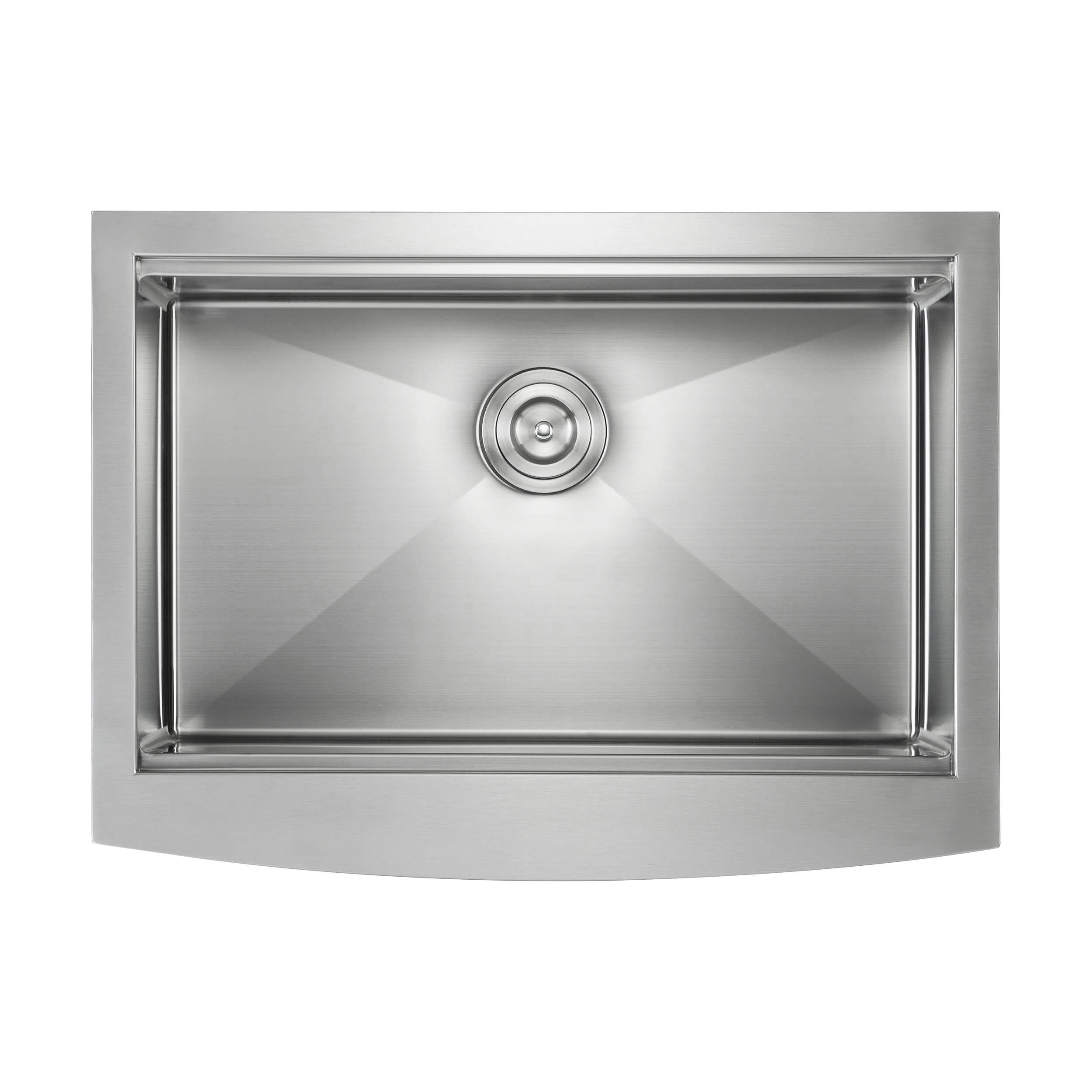 30" Farmhouse Apron Single Bowl Stainless Steel Workstation Kitchen Sink - C1-30SFT