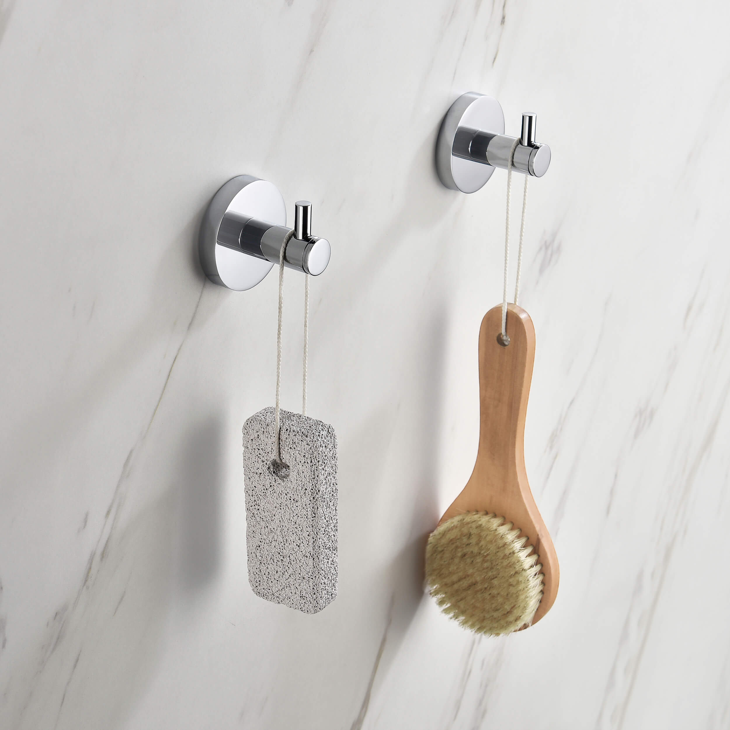 Halo Bathroom Towel & Robe Hook 2 Count - CBA-1401-2PC