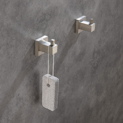 Quadra Bathroom Towel & Robe Hook 2 Count - CBA-1501-2PC