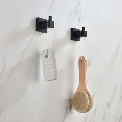 Quadra Bathroom Towel & Robe Hook 3 Count - CBA-1501 - 3PC
