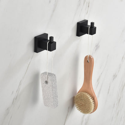 Quadra 4-Piece Bathroom Hardware Set - C-CBA15-4-1