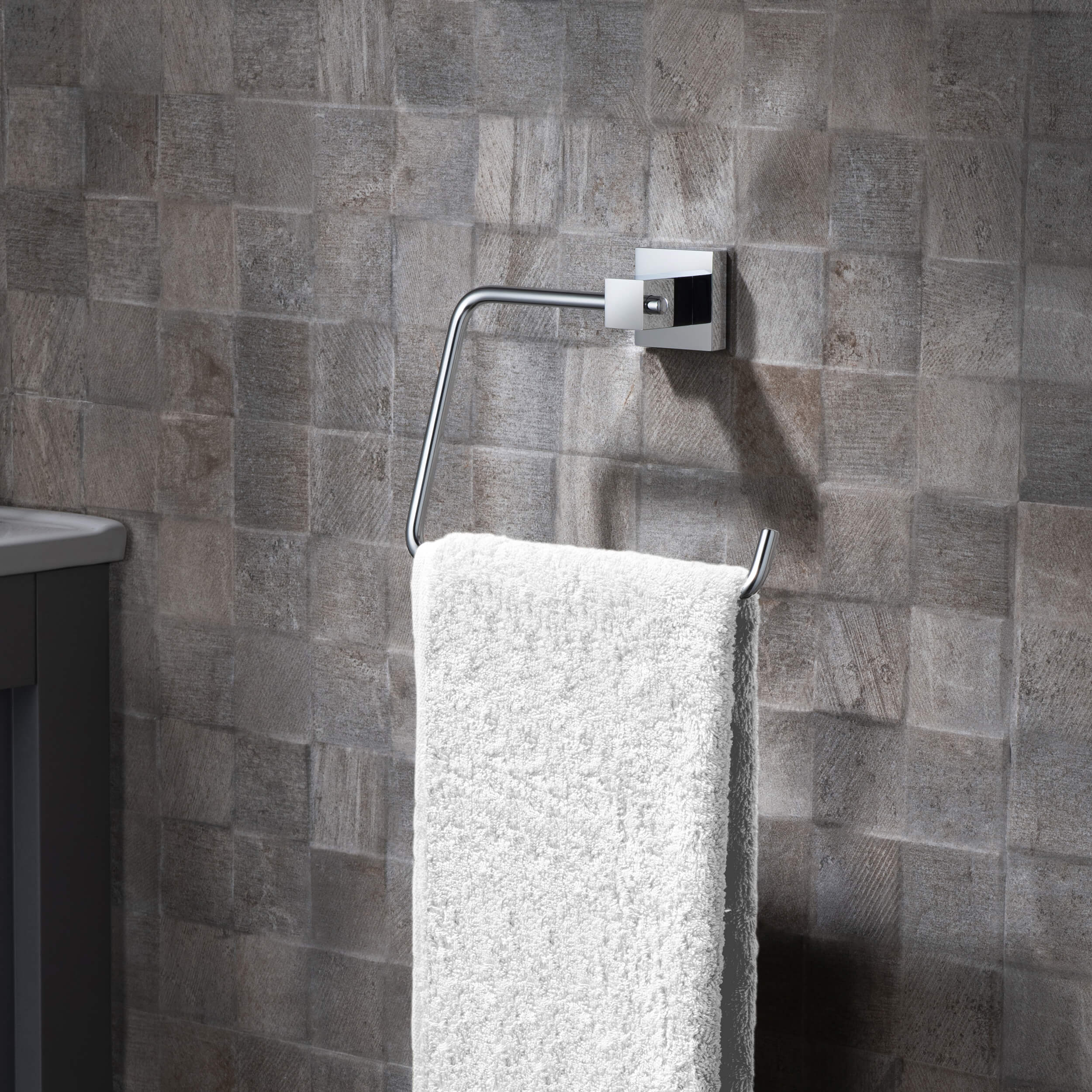 Quadra 4-Piece Bathroom Hardware Set - C-CBA15-4-1