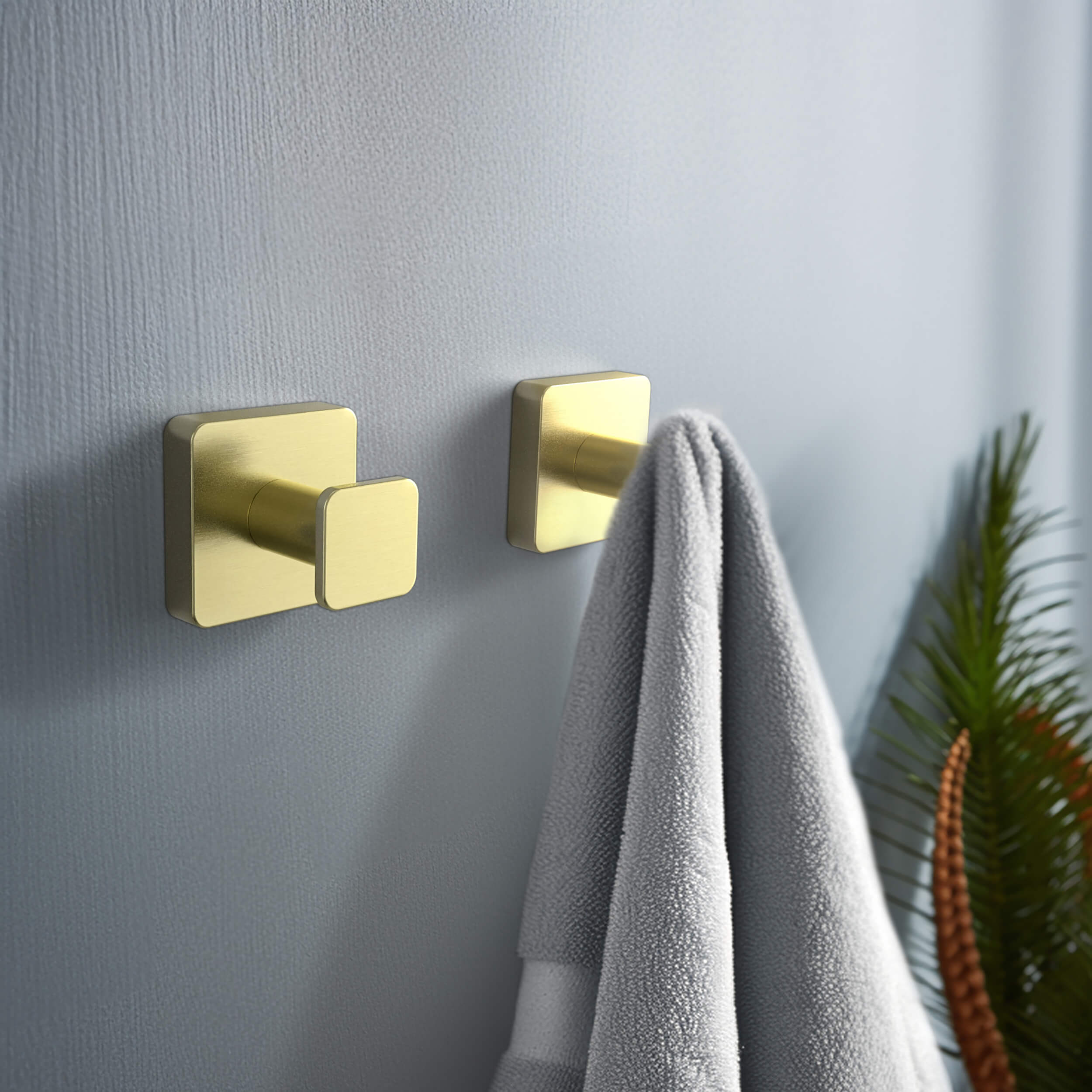 Fusion Bathroom Towel & Robe Hook 2 Count - CBA-1601-2PC