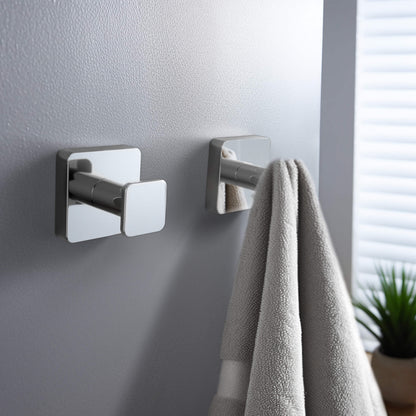 Fusion Bathroom Towel & Robe Hook 2 Count - CBA-1601-2PC