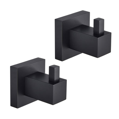 Quadra Bathroom Towel & Robe Hook 2 Count - CBA-1501-2PC