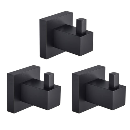 Quadra Bathroom Towel & Robe Hook 3 Count - CBA-1501 - 3PC