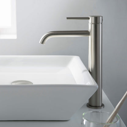 Halo Single Handle Bathroom Vessel Sink Faucet with Pop Up Drain - CBF-1009