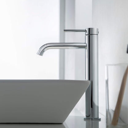 Halo Single Handle Bathroom Vessel Sink Faucet with Pop Up Drain - CBF-1009
