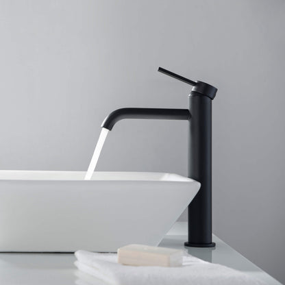 Halo Single Handle Bathroom Vessel Sink Faucet with Pop Up Drain - CBF-1009