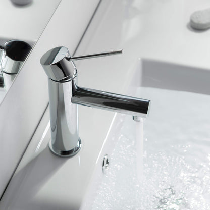 Verona Single Handle Bathroom Vanity Sink Faucet with Pop Up Drain - CBF-1010
