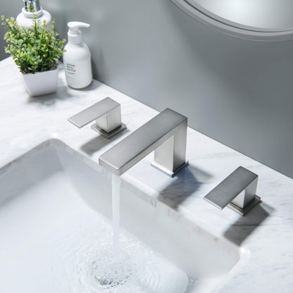 Quadra 8" Widespread Bathroom Sink Faucet with Drain Assembly - CBF-1024