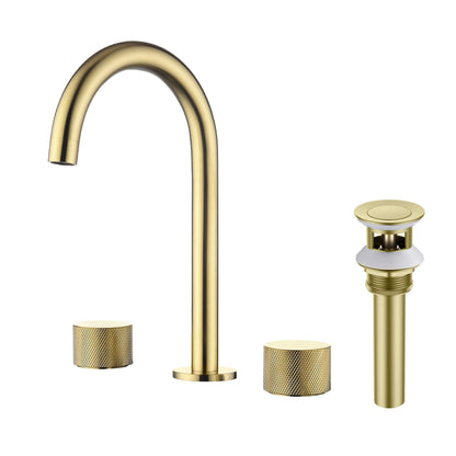Verona 8" Widespread Bathroom Sink Faucet with Drain Assembly - CBF-1026