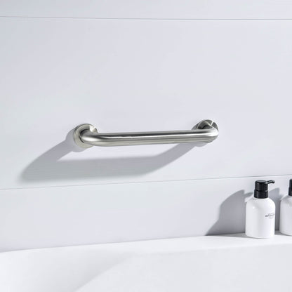 Halo 12" Stainless Steel Bathroom Safety Grab Bar - CGB-1012