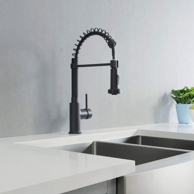 Genova Commercial Style Single Handle Pull Down Kitchen Sink Faucet - CKF-2003