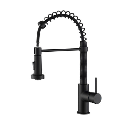 Genova Commercial Style Single Handle Pull Down Kitchen Sink Faucet - CKF-2003