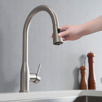 Mesa Single Handle Pull Down Kitchen Sink Faucet - CKF-2005