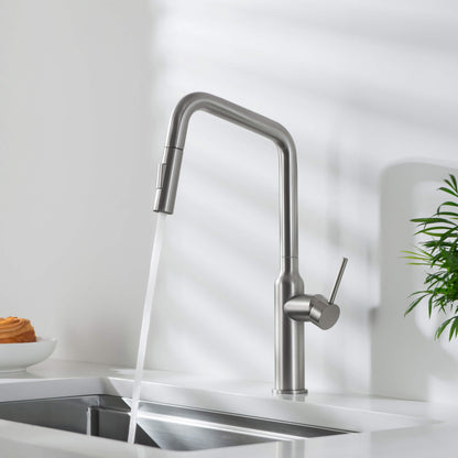 Tampa Single Handle Pull Down Kitchen Sink Faucet - CKF-2007