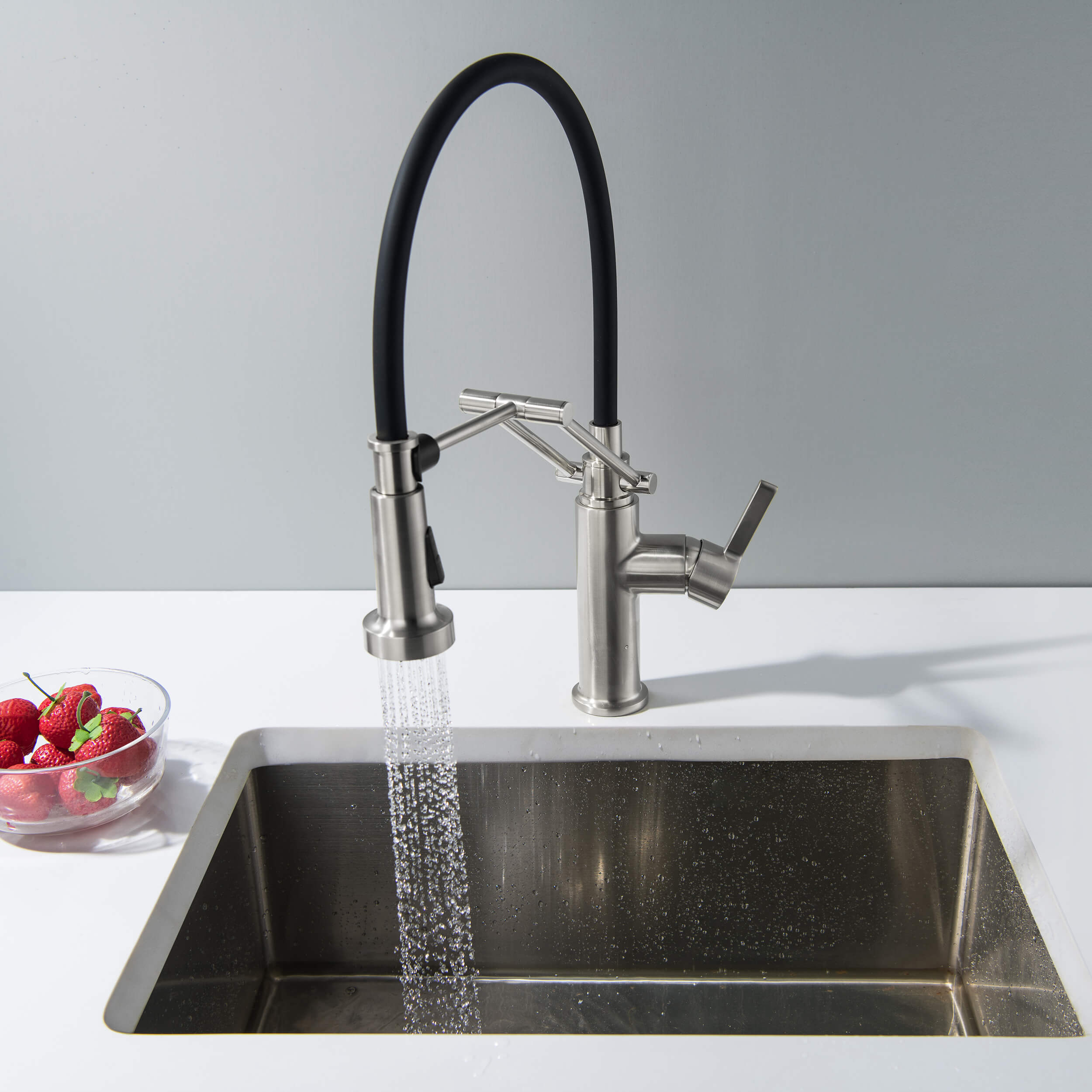 Vista Single Handle Pull Down Kitchen Faucet - CKF-2014