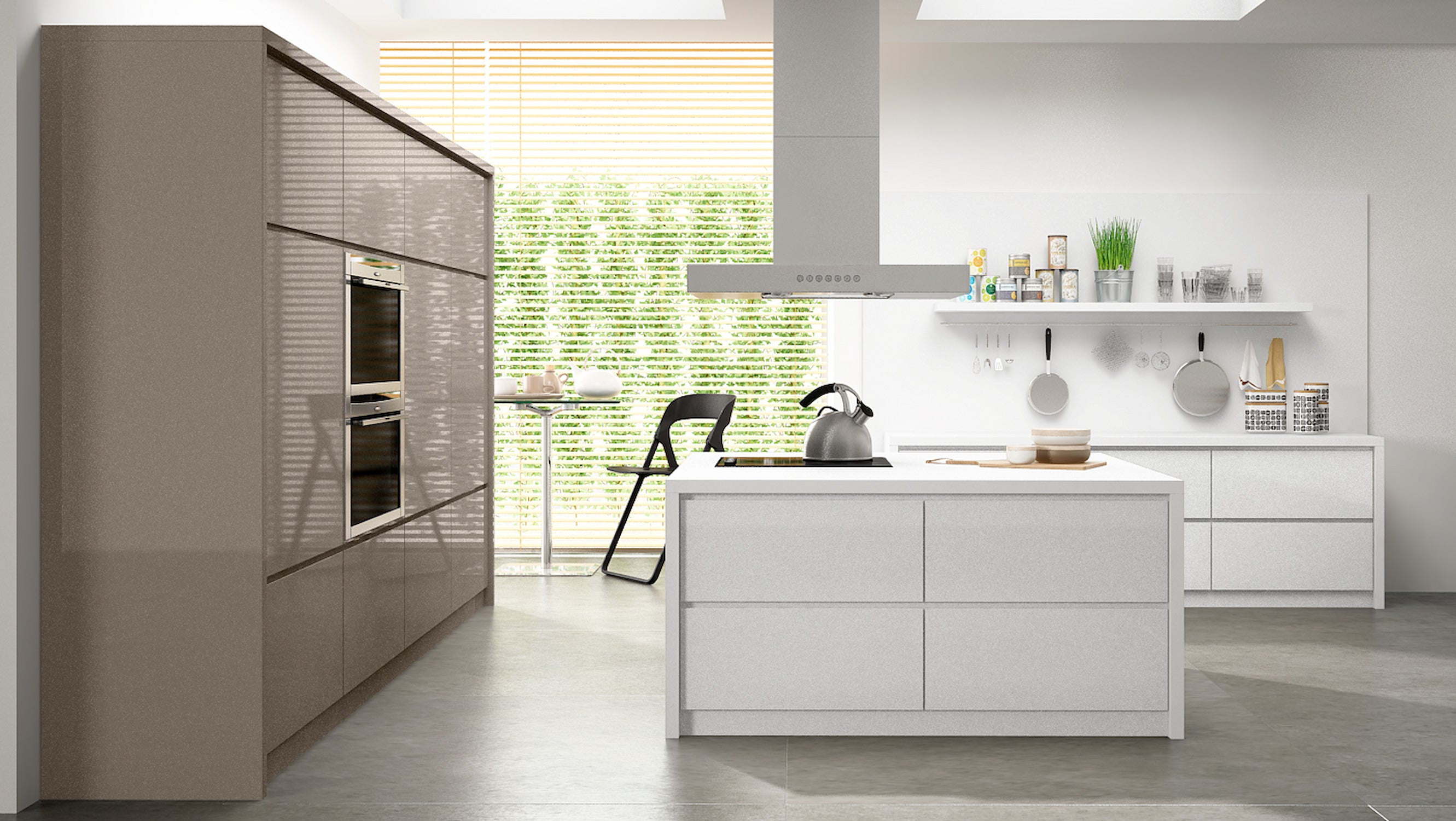 Alvic Luxe Basalto Pearl kitchen cabinets - Shop at Home Craft Studio - 2