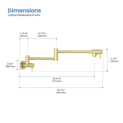 Stainless Steel Kitchen Pot Filler - CPF-602