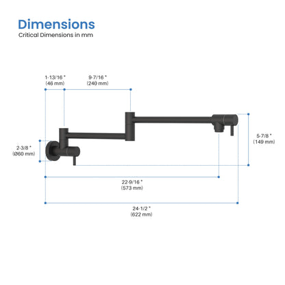 Stainless Steel Kitchen Pot Filler - CPF-602