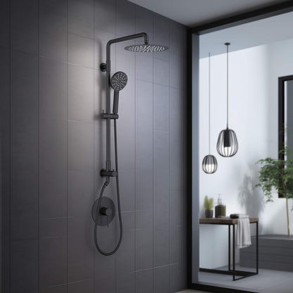 Halo Pressure Balanced 2-Function Wall Mount Shower Column with Rough In Valve - CSC-4103
