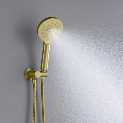 Halo Pressure Balanced 3-Function Wall Mount Shower System with Rough-In Valve - CSF-4004