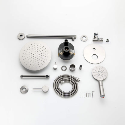 Halo Pressure Balanced 3-Function Wall Mount Shower System with Rough-In Valve - CSF-4004