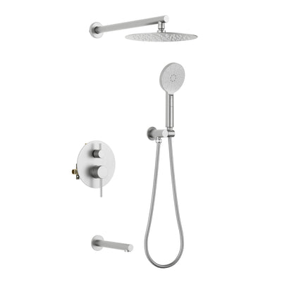 Halo Pressure Balanced 3-Function Wall Mount Shower System with Rough-In Valve - CSF-4004