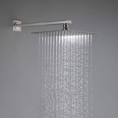 Quadra Pressure Balanced 3-Function Wall Mount Shower System with Rough-In Valve - CSF-4006