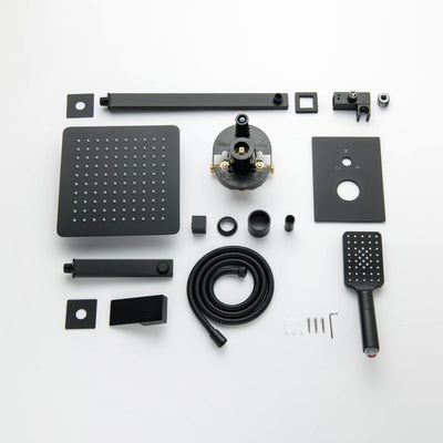 Quadra Pressure Balanced 3-Function Wall Mount Shower System with Rough-In Valve - CSF-4006