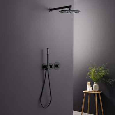 Halo 2-Function Thermostatic Wall Mount Shower System with Rough-in Valve - CSF-4010