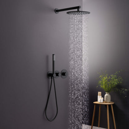 Halo 2-Function Thermostatic Wall Mount Shower System with Rough-in Valve - CSF-4010