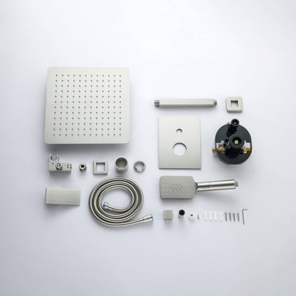 Quadra Pressure Balanced 2-Function Ceiling Mount Shower System with Rough-In Valve - CSF-4012