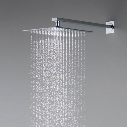Quadra 2-Function Thermostatic Wall Mount Shower System With Rough-in Valve - CSF-4014
