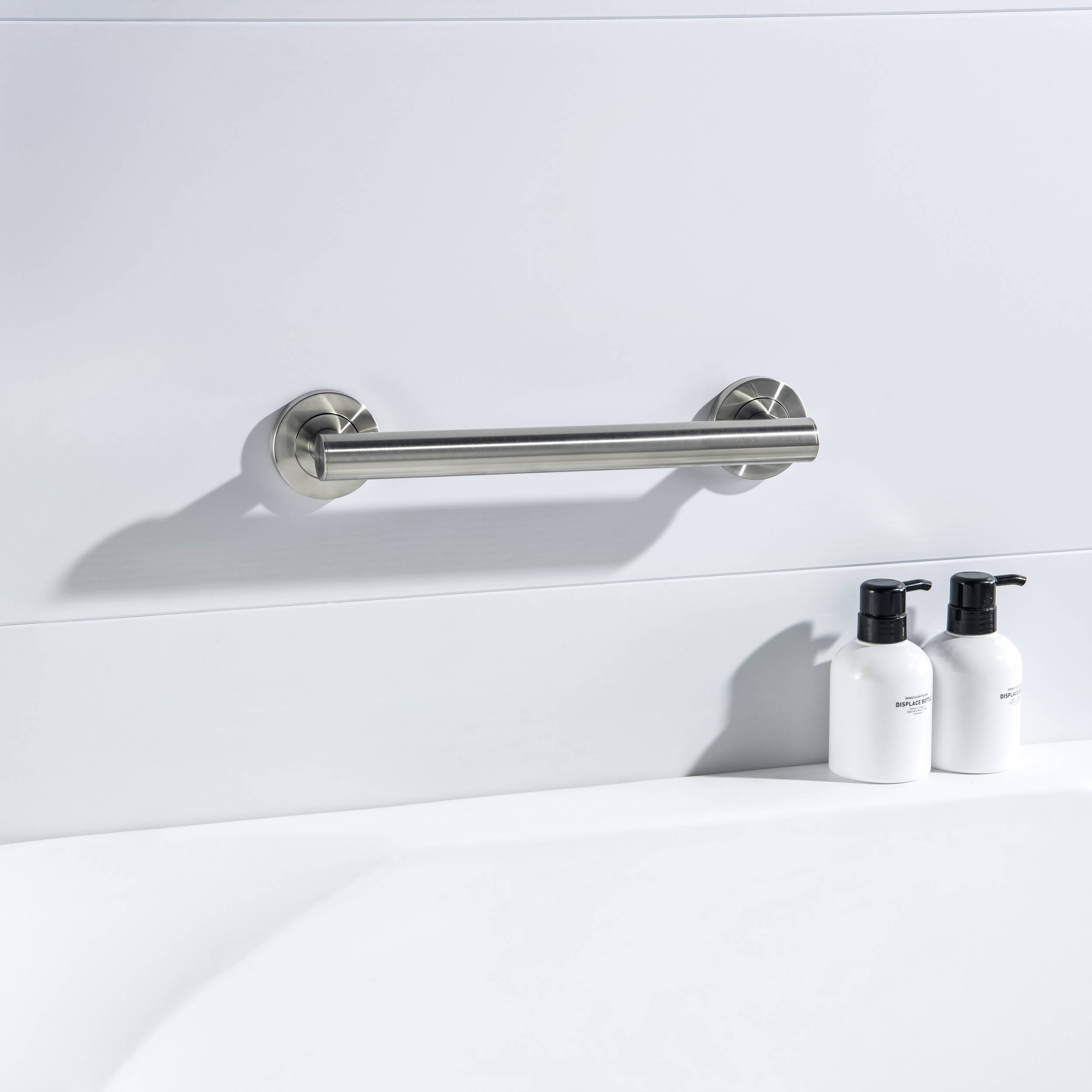 12" Stainless Steel Bathroom Safety Grab Bar - CGB-1112  - Shop at Home Craft Studio - 7