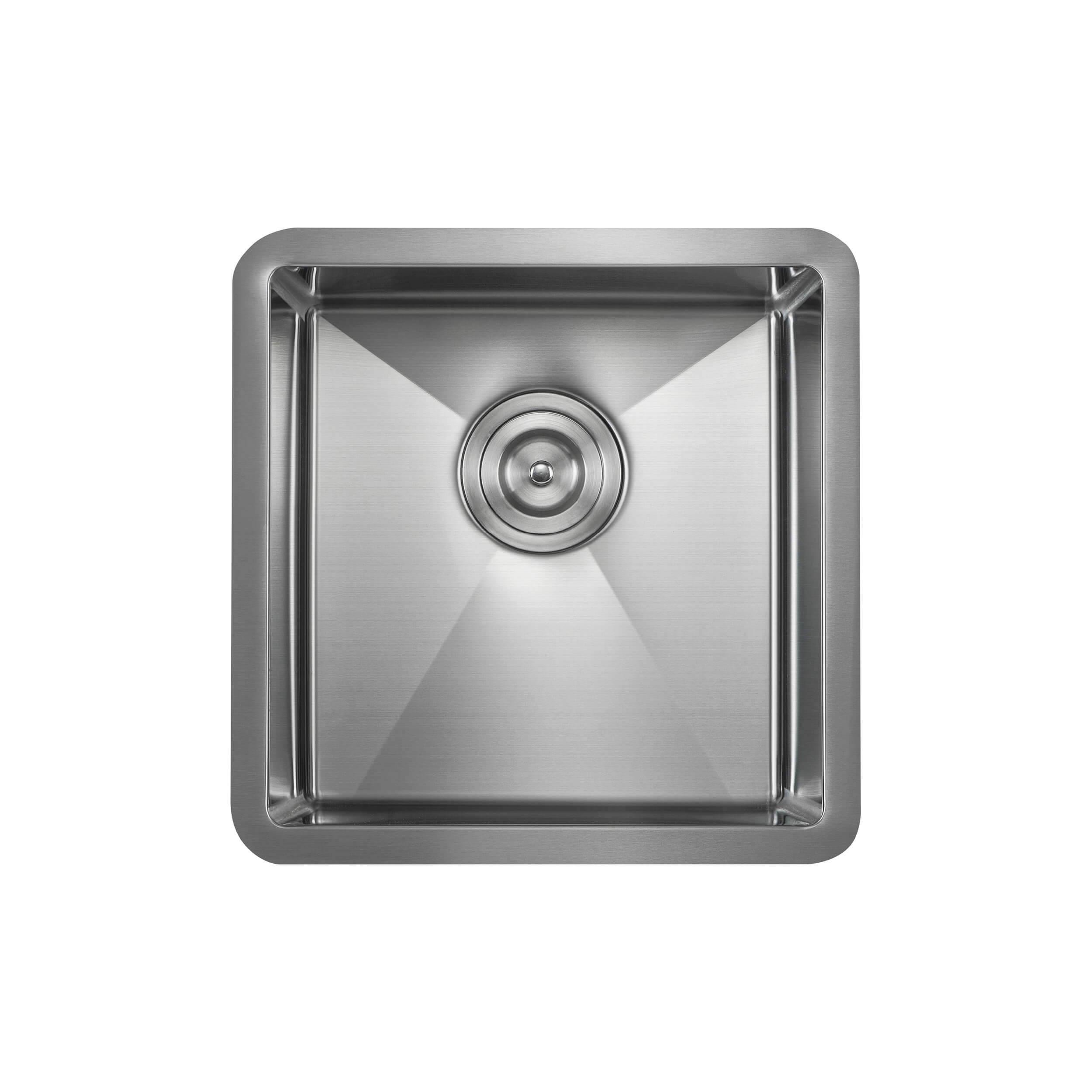 16" Handcrafted Undermount Single Bowl 16 gauge Stainless Steel Kitchen Sink - C1-16S  - Shop at Home Craft Studio - 6