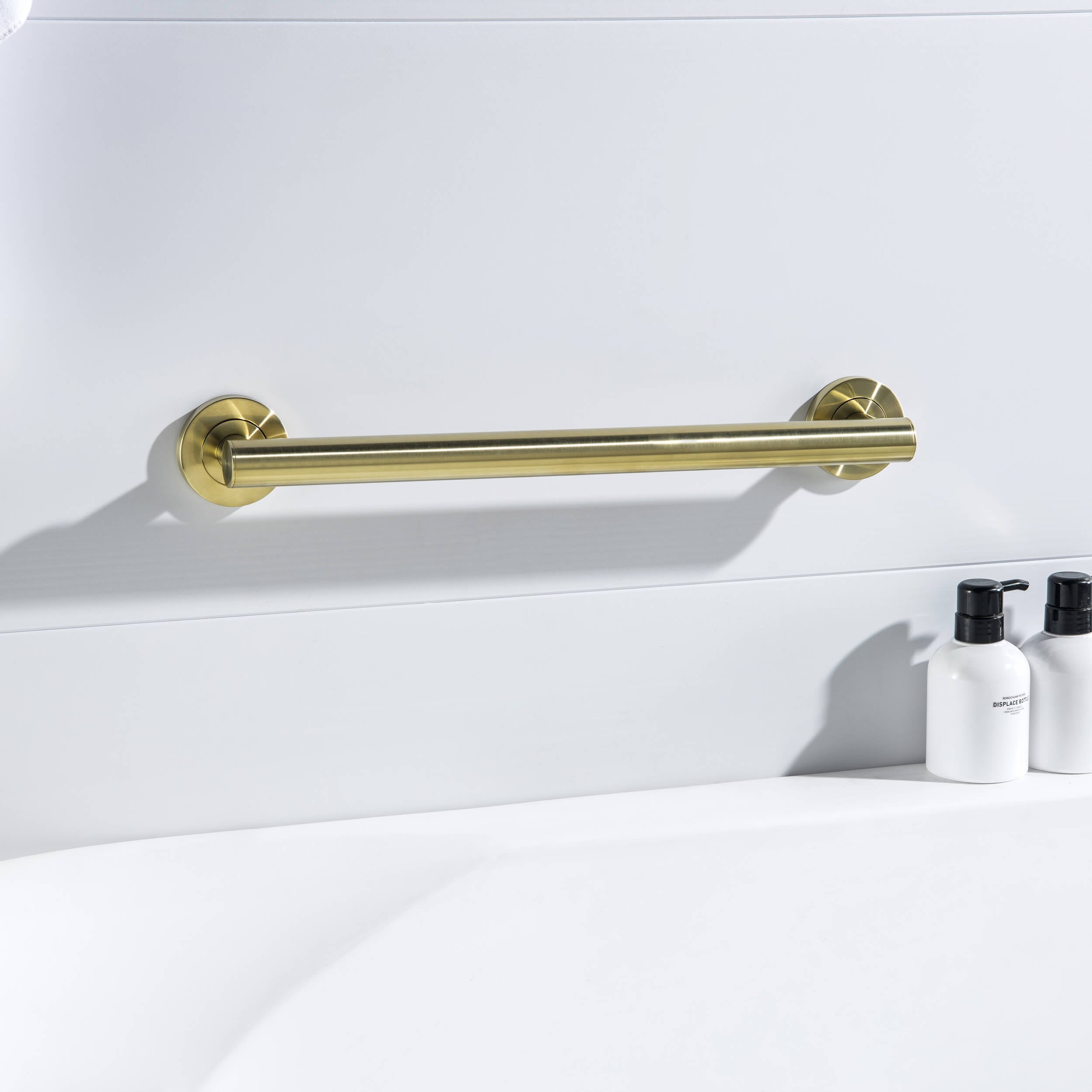 18" Stainless Steel Bathroom Safety Grab Bar - CGB-1118  - Shop at Home Craft Studio - 2