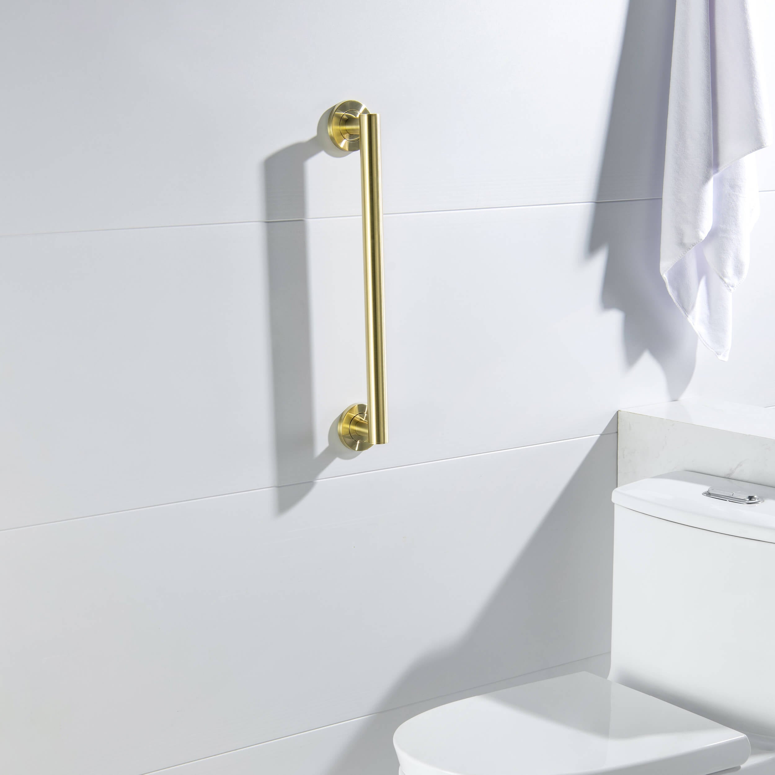 18" Stainless Steel Bathroom Safety Grab Bar - CGB-1118  - Shop at Home Craft Studio - 5