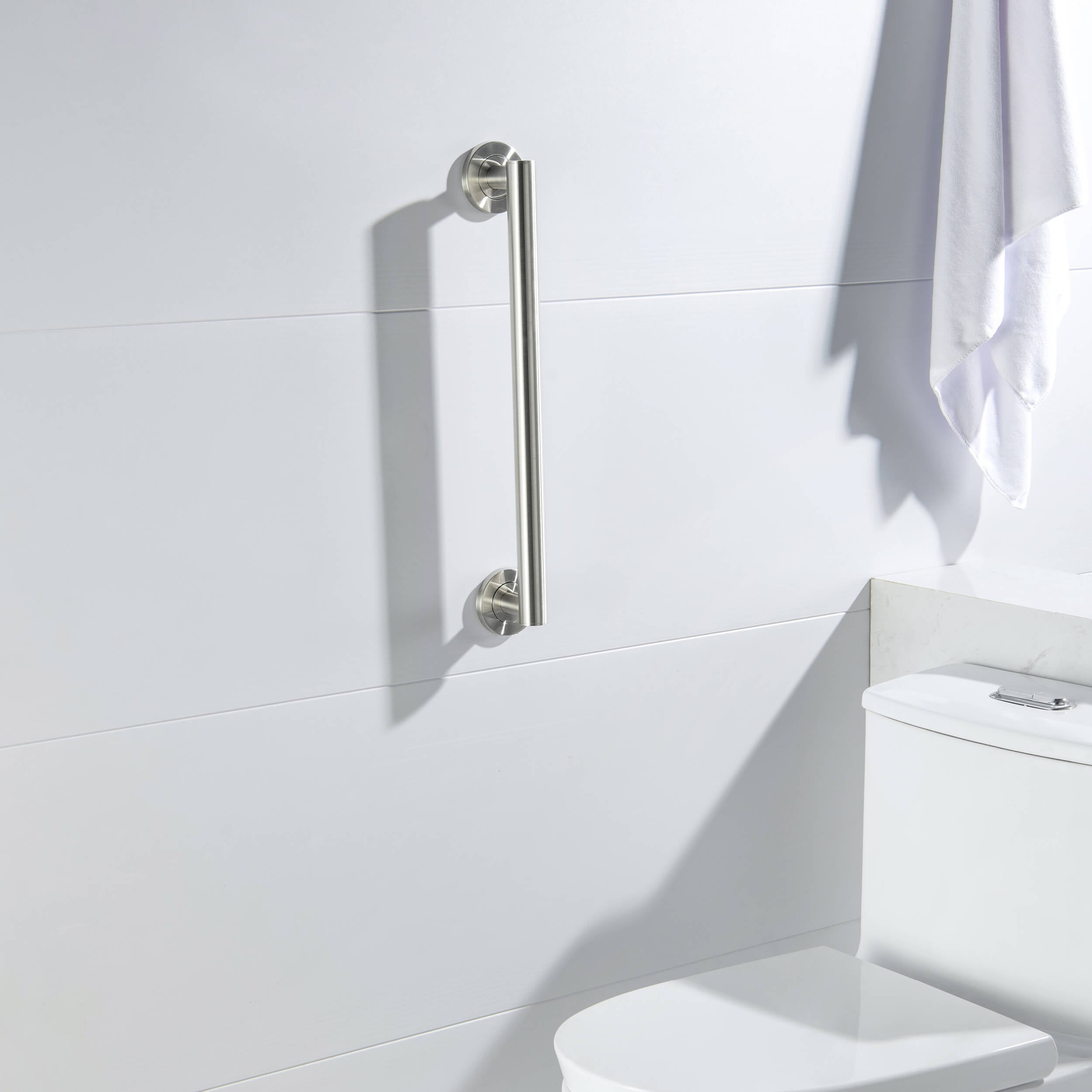 18" Stainless Steel Bathroom Safety Grab Bar - CGB-1118  - Shop at Home Craft Studio - 11